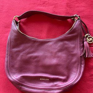 Michael Kors Lydia Leather Handbag.  NWT.  Mulberry